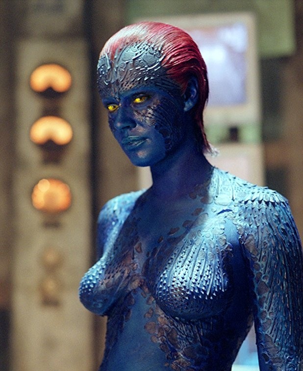 Ребека Ромин в "X-Men 2" Ребека Ромин в "X-Men 2"
