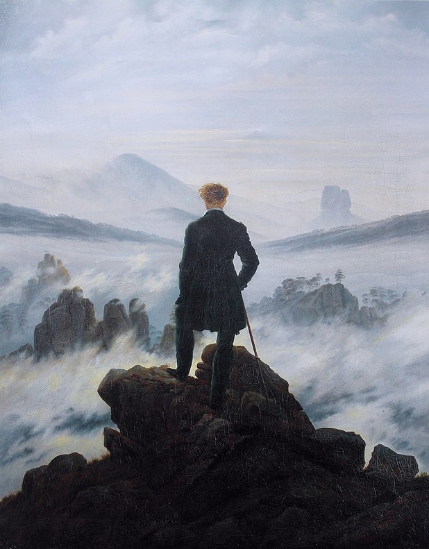 Каспар Давид Фридрих - "Странник над море от мъгла"