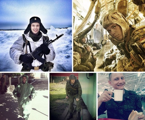 Руски войници в Instagram Руски войници в Instagram