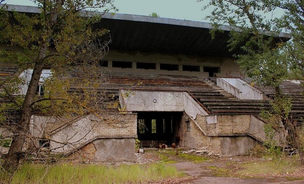 Стадионът в Припят Стадионът в Припят